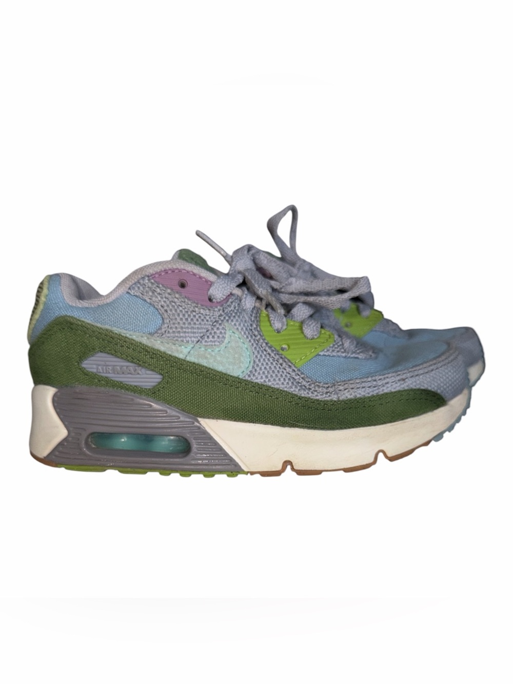 Nike Kids' Air Max 90 se sun club Multicolor Sneakers worn blue treeline